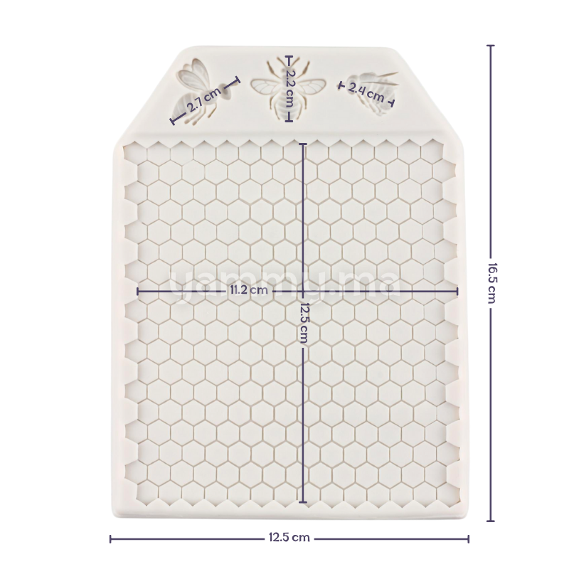 Moule Silicone Rayon de Miel et 3 Abeilles