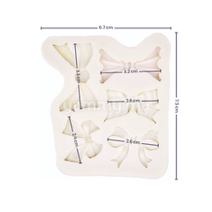 Moule Silicone 5 Noeuds Papillons