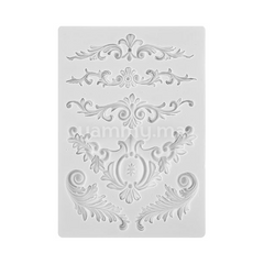 Moule Silicone 6 Feuilles Rétro