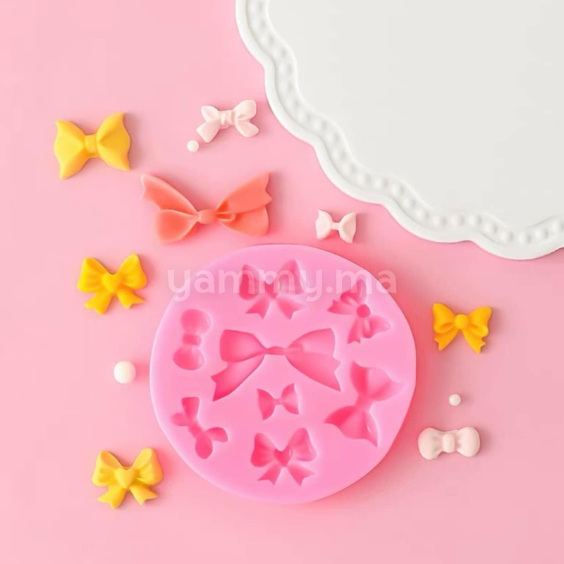 Moule Silicone 8 Noeuds Papillon