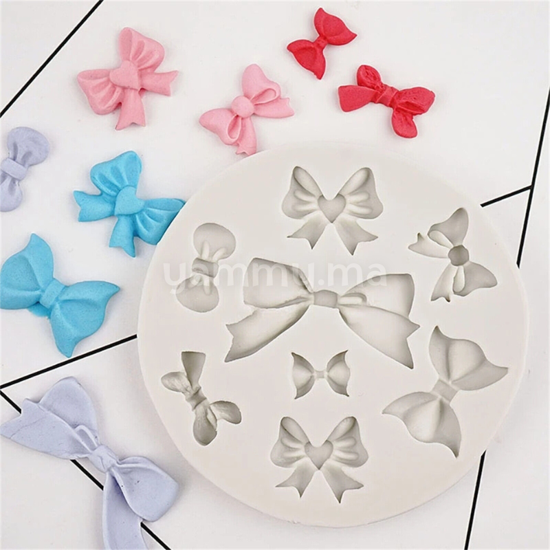 Moule Silicone 8 Noeuds Papillon