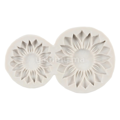 Moule Silicone 2 Fleurs Tournesol