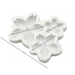 Moule Silicone 3 Fleur de Cerisier