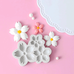 Moule Silicone 3 Fleur de Cerisier