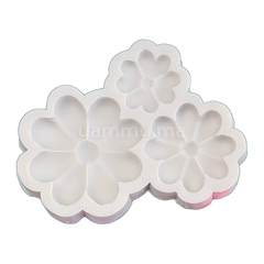 Moule Silicone 3 Fleurs Oxalis