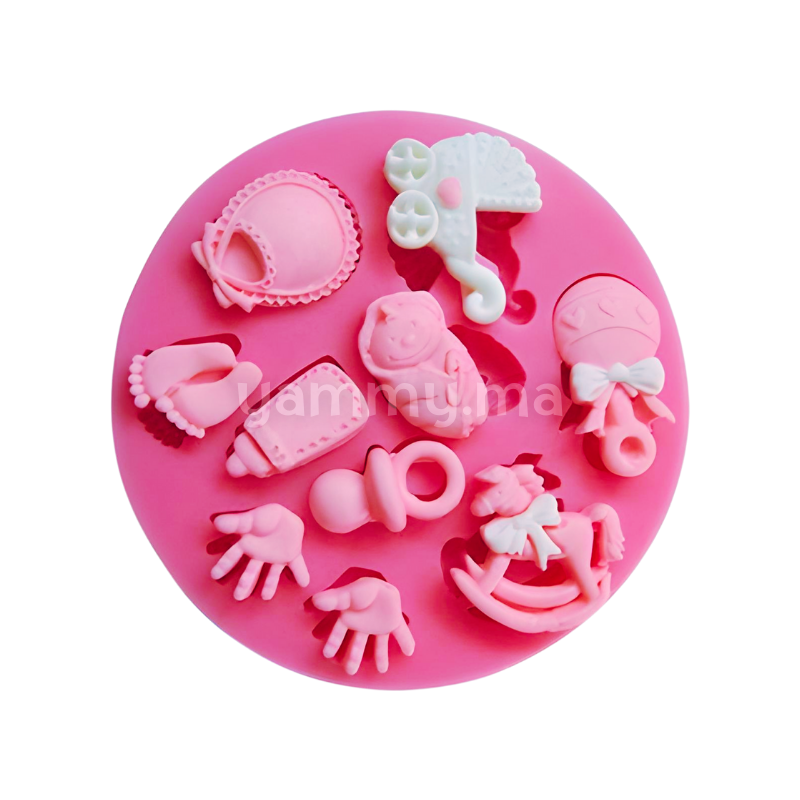 Moule Silicone Baptême