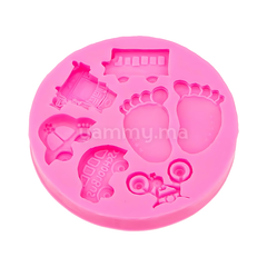 Moule Silicone Vélo Voiture Bus Camion Pieds