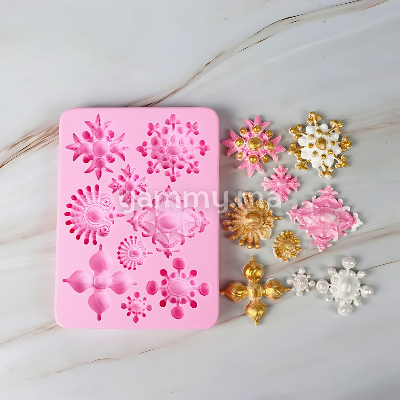 Moule Silicone 9 Diamonds