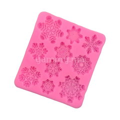 Moule Silicone 10 Flocons de Neige