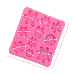 Moule Silicone 10 Flocons de Neige