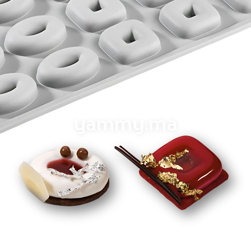 Moule Silicone Ovocarré "GG020" - Pavoni