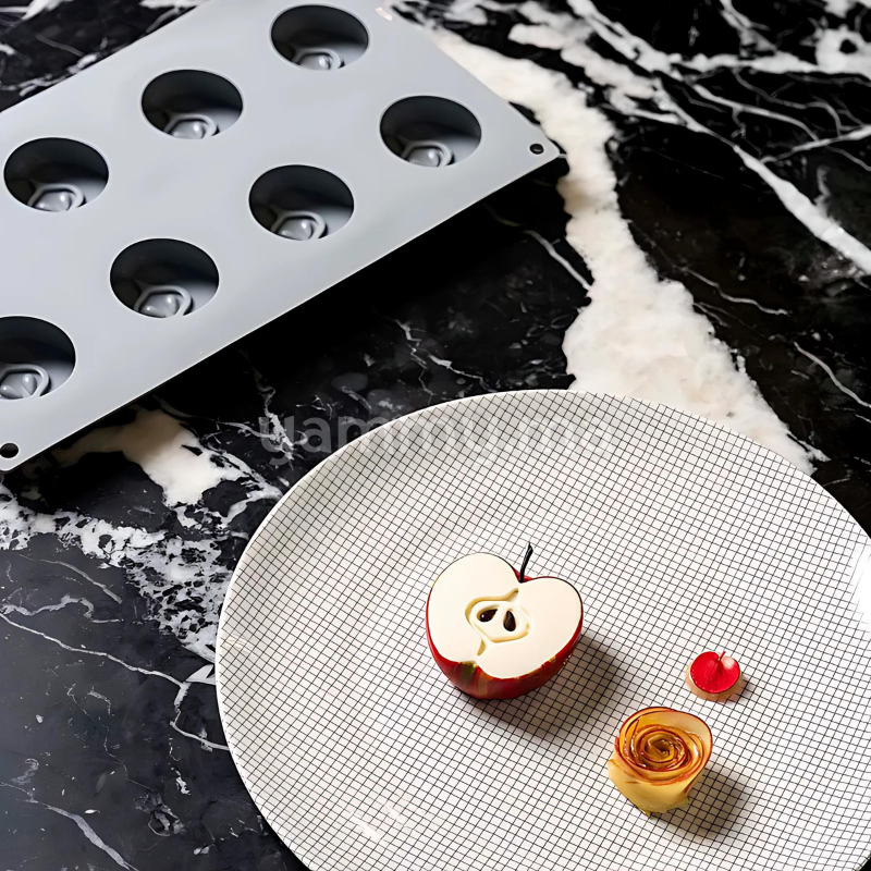 Moule Silicone Demi Pomme "GG068" - Pavoni