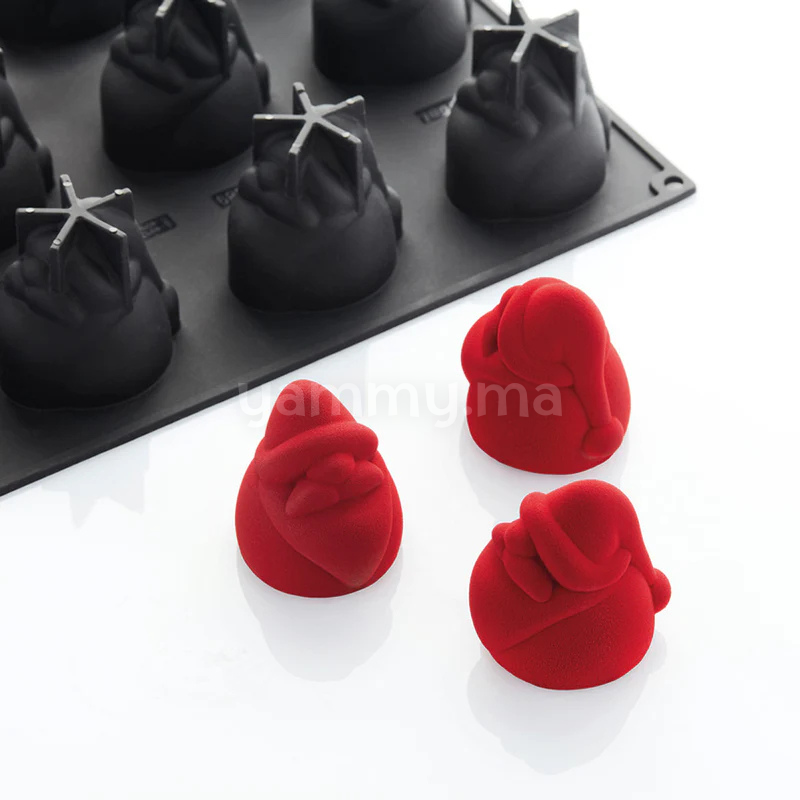 Moule Silicone Père Noël 128 ml "PX4389" (x12) Pavoflex - Pavoni