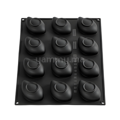 Moule Silicone Mangue 9 x H 3.5 cm (x12) "PX43104" - Pavoni