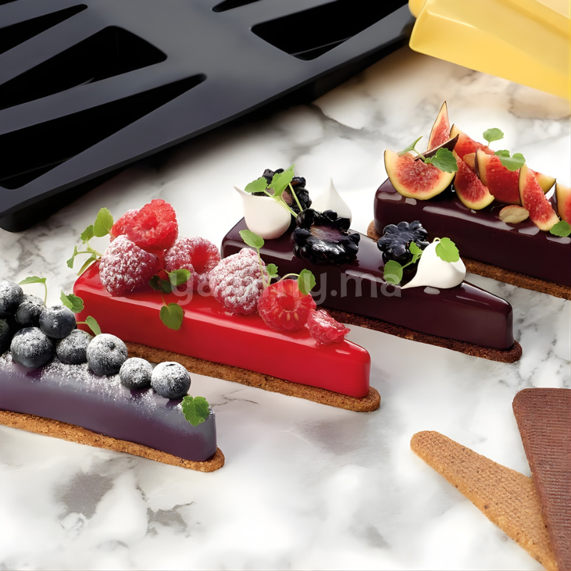 Moule Silicone Slake Ø 11,4 x 3,9 cm x H 2 cm "PX3214" Pavoflex - Pavoni