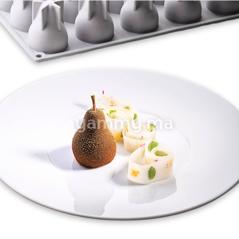 Moule Silicone Petite Poire Kaiser (x15) "GG037" - Pavoni