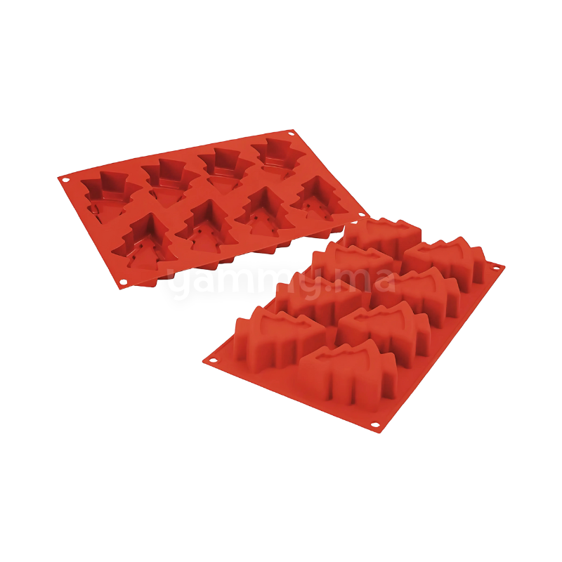 Moule Silicone Sapin "SF108" (x8) - Silikomart