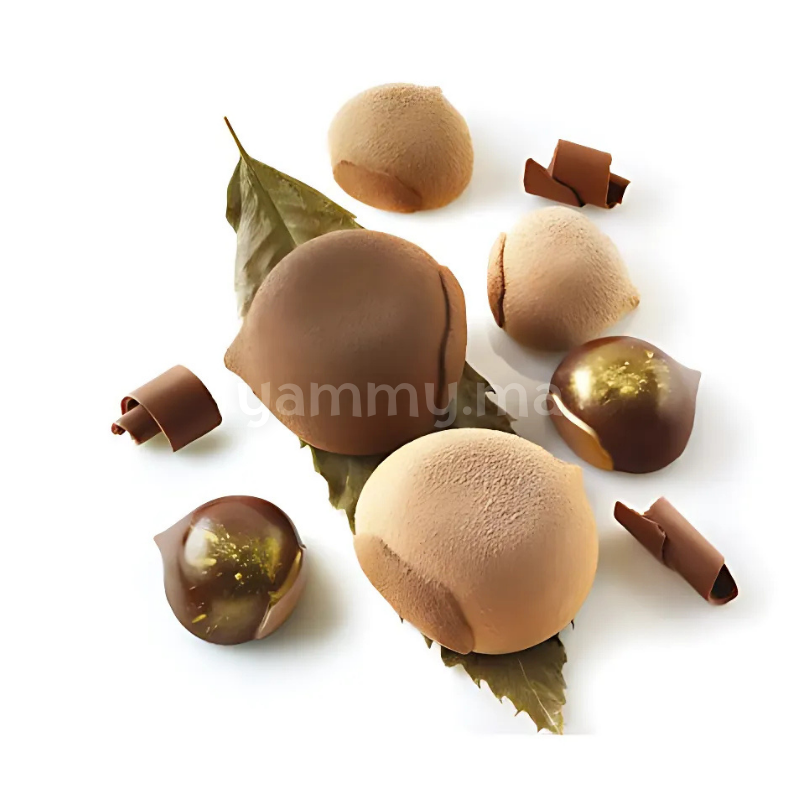 Moule Silicone Marron Glace 110ml - Silikomart