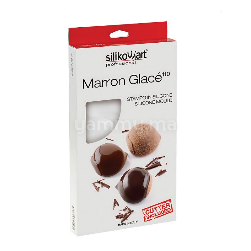 Moule Silicone Marron Glace 110ml - Silikomart