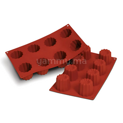 Moule Silicone Cannelé Grand Bordelais "SF050" - Silikomart