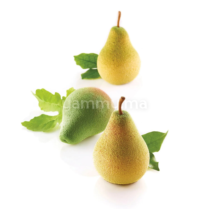 Moule Silicone Poire et Figue 115ml (x5) - Silikomart