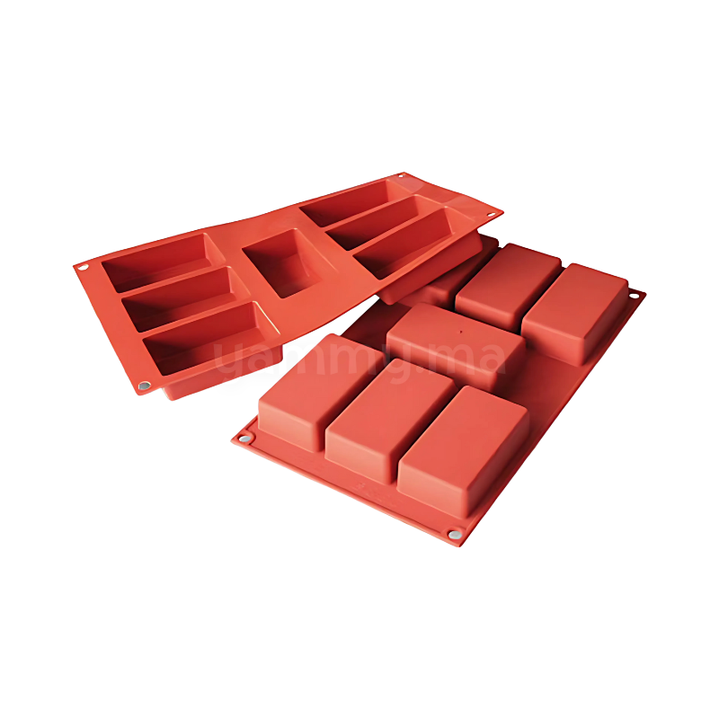 Moule Silicone 7 Tablette Rectangles "SF110" - Silikomart