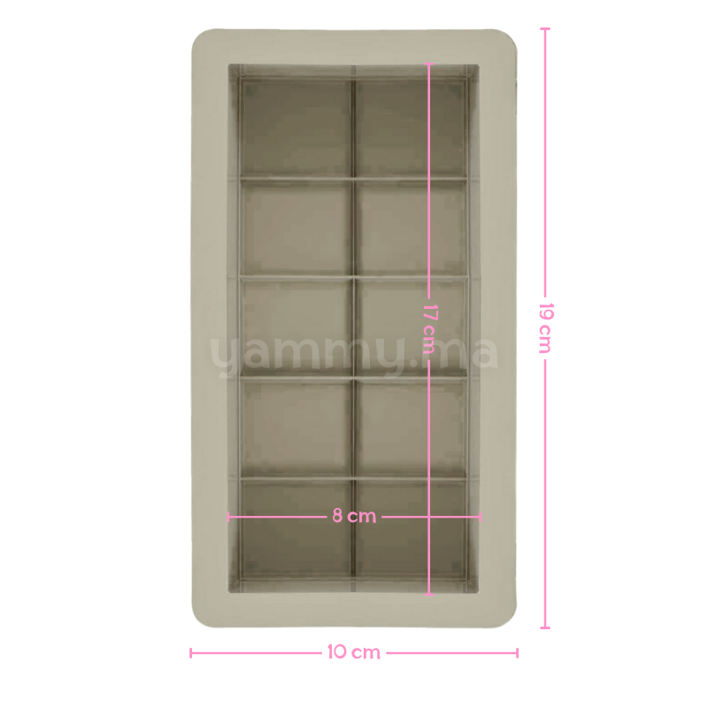 Moule Silicone Tablette Chocolat Dubai 8x17cm