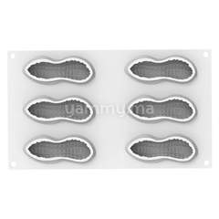 Moule Silicone Cacahuète 100 ml (x6) - Silikomart
