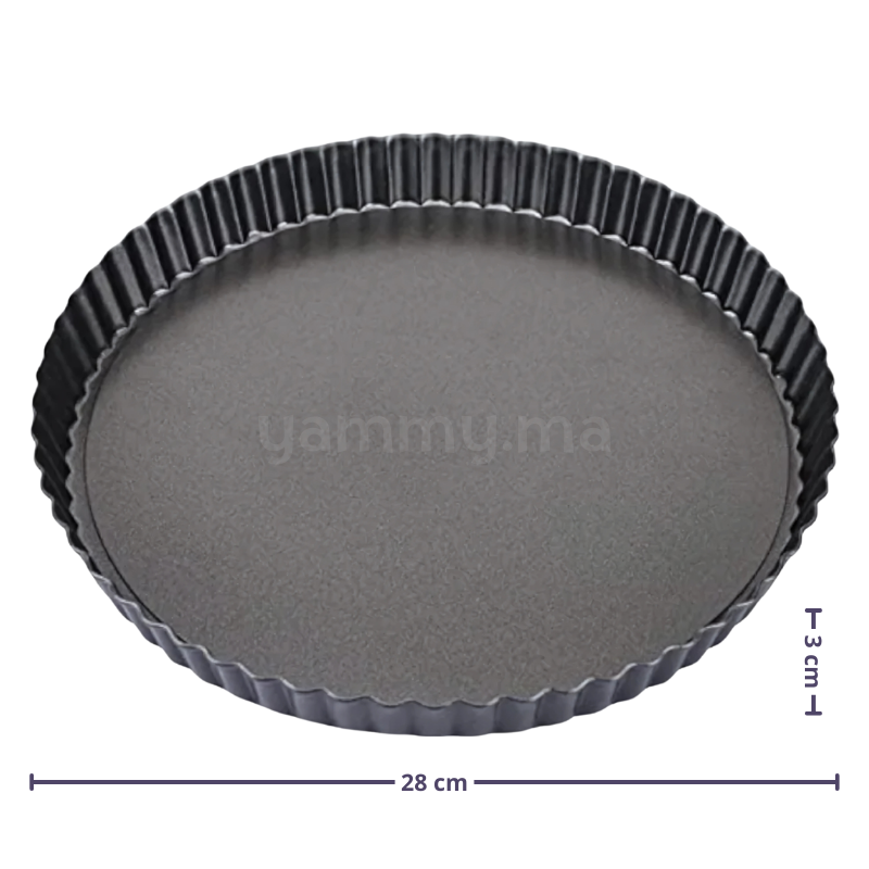 Moule à Tarte 28 cm Anti-adhésif - Pepco Home
