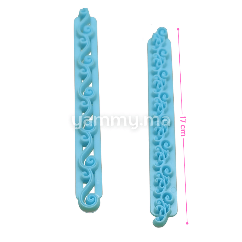 Embosseur Guirland de Fleurs pour Pâte à Sucre M4