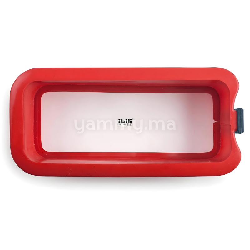 Moule Amovible Rectangulaire avec Base en Verre 28 cm - Ibili 875900