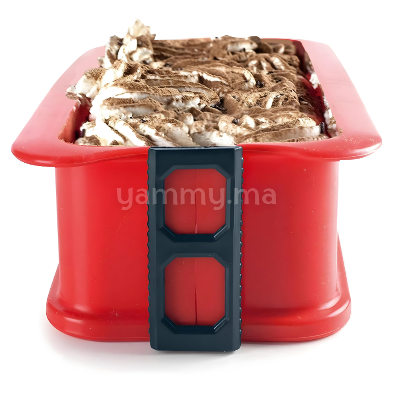 Moule Amovible Rectangulaire avec Base en Verre 28 cm - Ibili 875900