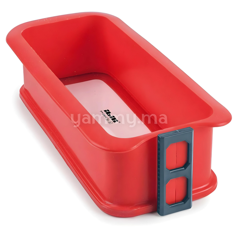 Moule Amovible Rectangulaire avec Base en Verre 28 cm - Ibili 875900