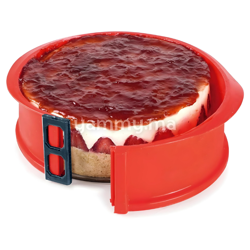 Moule Amovible Rond avec Base en Verre 22.5 cm - Ibili 875700