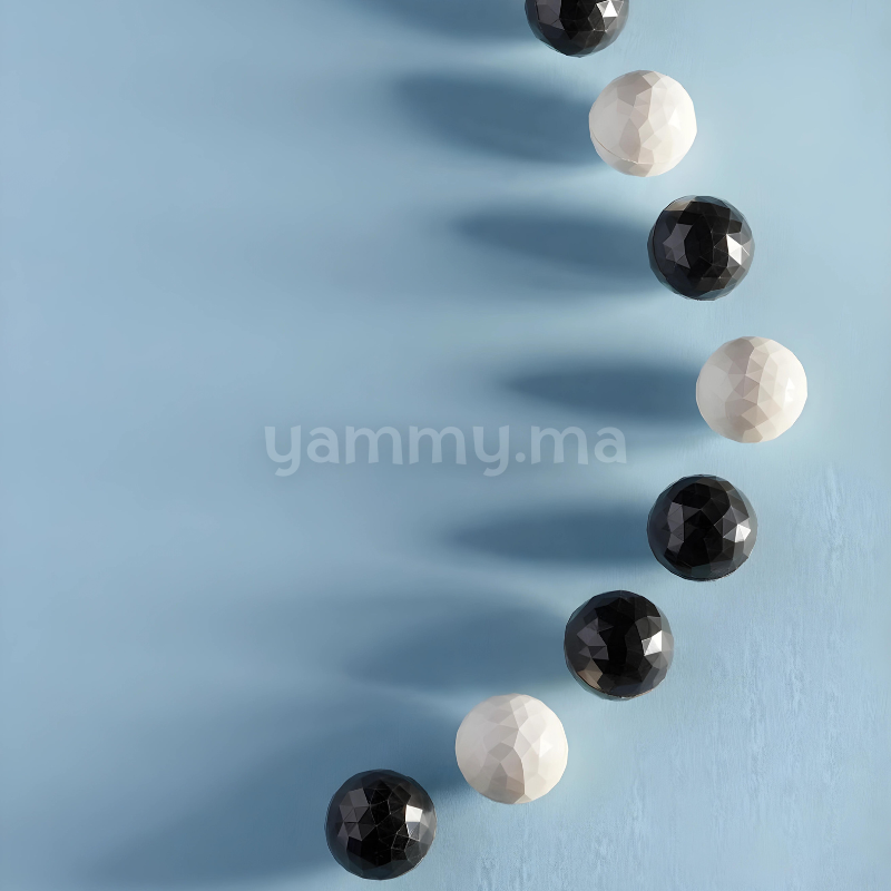 Moule Chocolat en Polycarbonate Demi Sphère Facette "CW1909" - Chocolate World