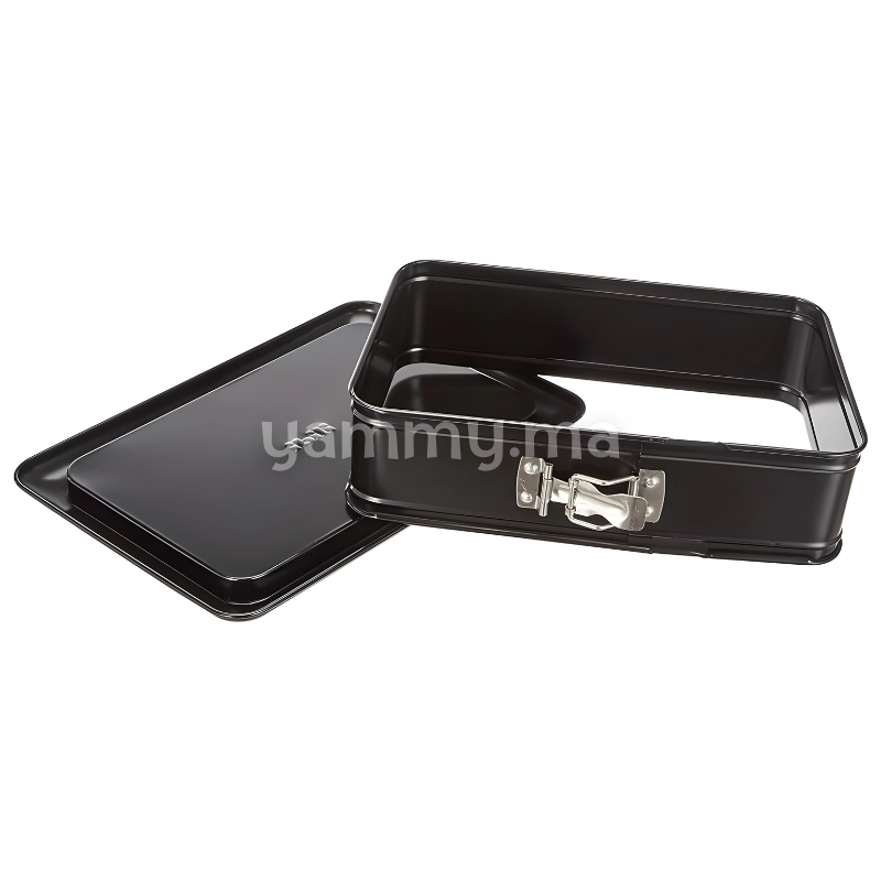 Moule Démontable Rectangulaire Base Extra Moka 28 x 18 cm - Ibili