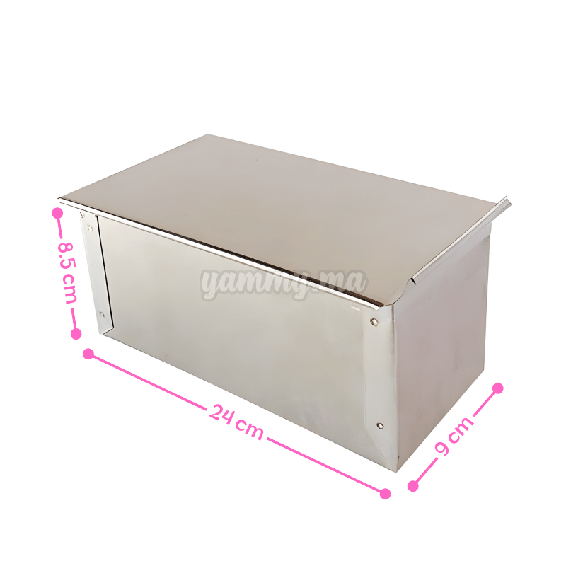 Moule Pain de Mie en Inox 25 cm