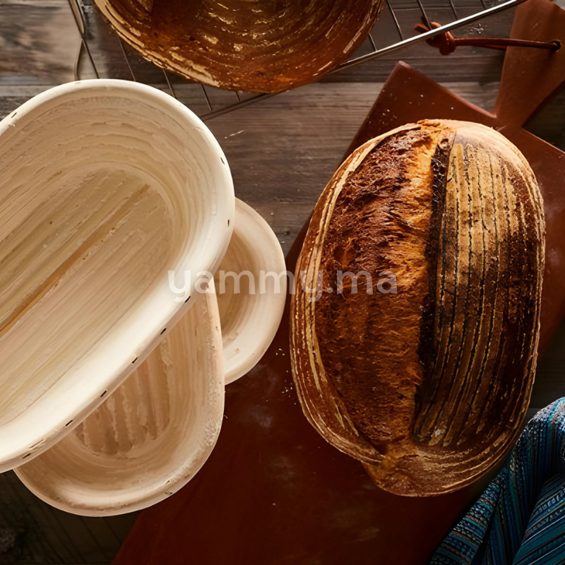 Moule Pain Banneton Ovale 27 cm - Ibili 680302