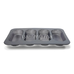 Moule à pain de Hot-dog 4 Cavités 34 x 23 cm - Patisse 02990
