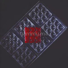 Moule Chocolat en Polycarbonate Mini Tablette Mini Bricks "PC5013" - Pavoni