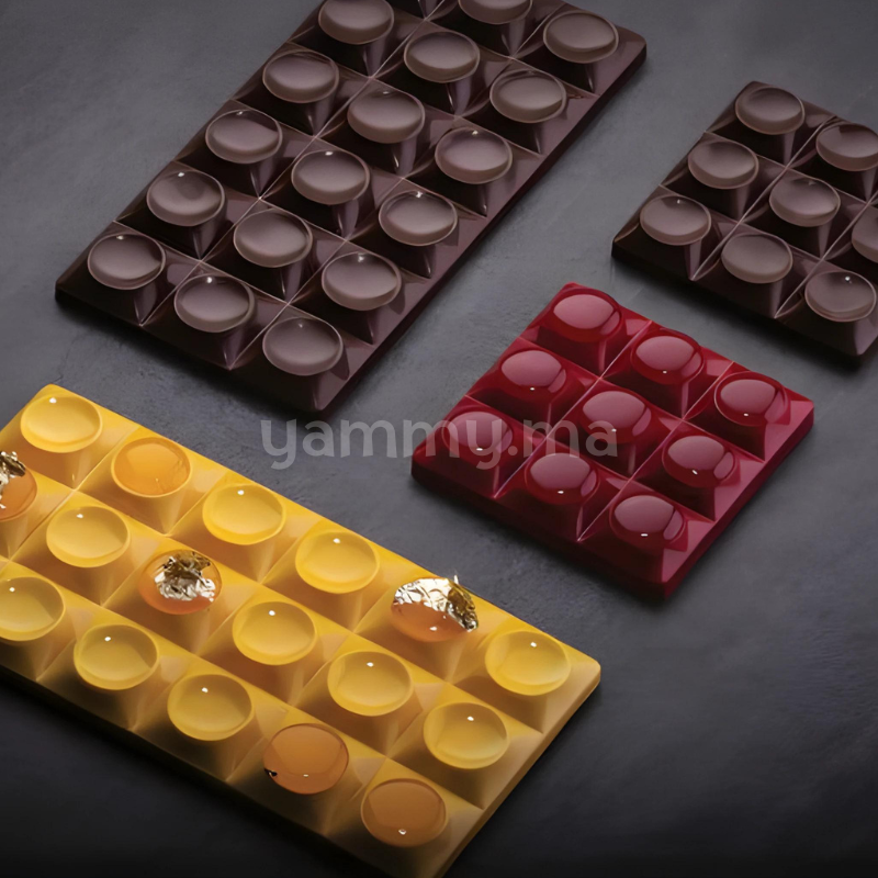 Moule Chocolat en Polycarbonate Mini Tablette Mini Bricks "PC5013" - Pavoni