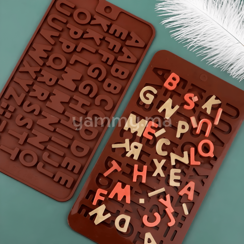 Moule Silicone Mini Alphabet à Chocolat
