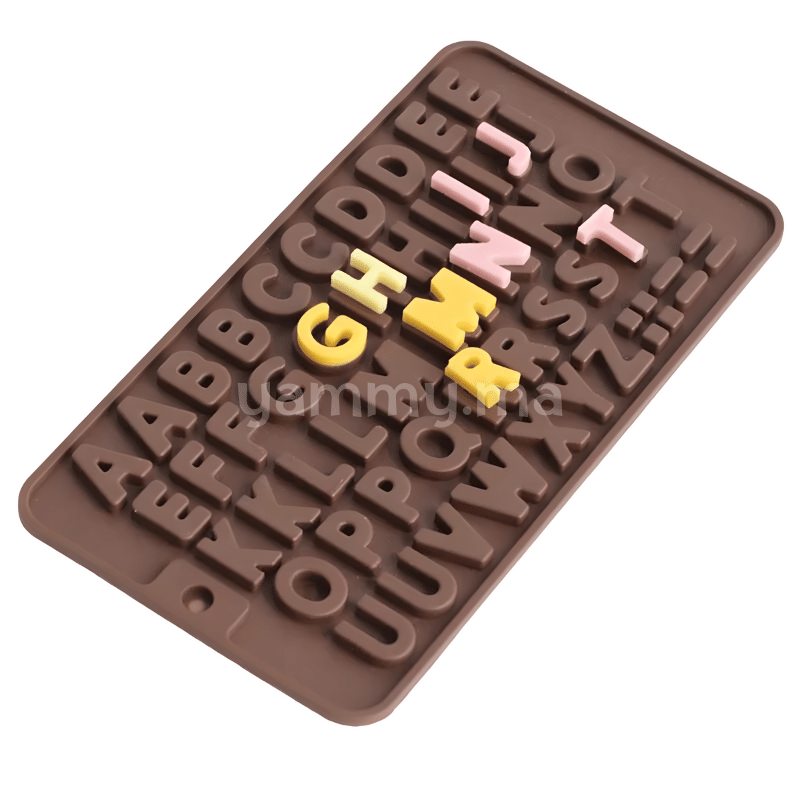 Moule Silicone Mini Alphabet à Chocolat