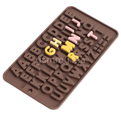 Moule Silicone Mini Alphabet à Chocolat