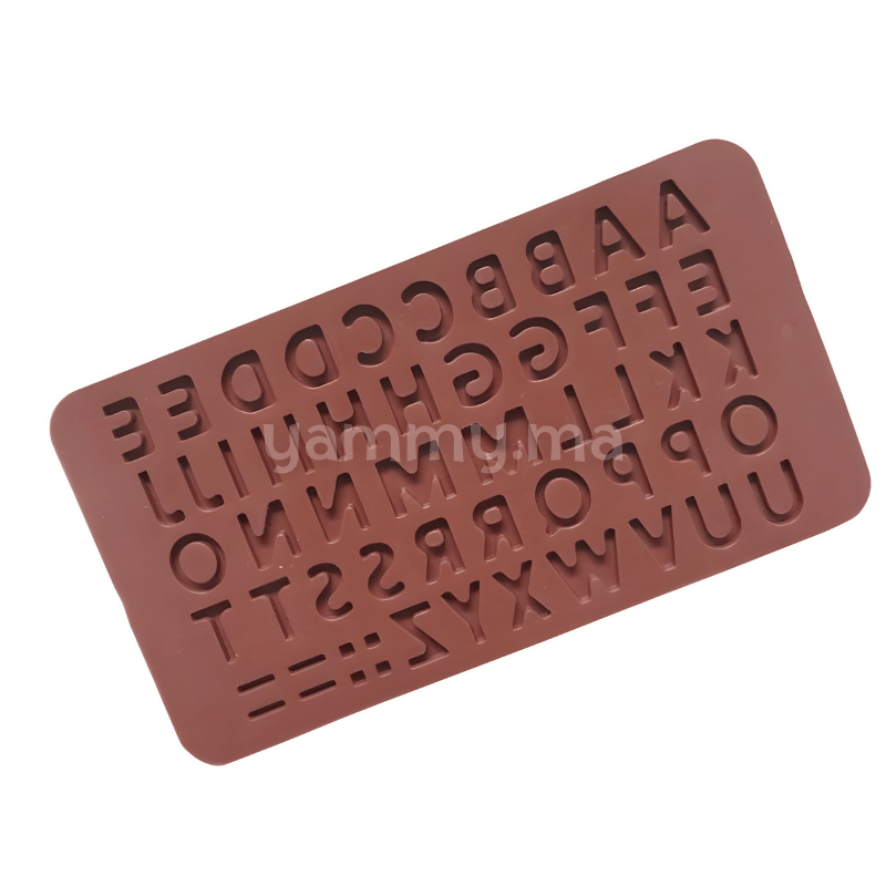 Moule Silicone Mini Alphabet à Chocolat