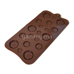 Moule Silicone 19 Bouttons 