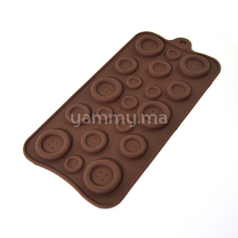 Moule Silicone 19 Bouttons 