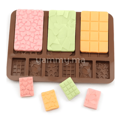 Moule Silicone 9 Mini Tablettes Chocolat