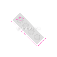 Moule Silicone 4 Fleurs M2