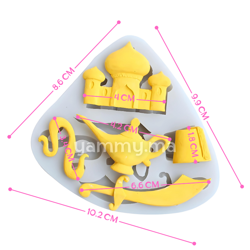 Moule Silicone Lampe Aladdin